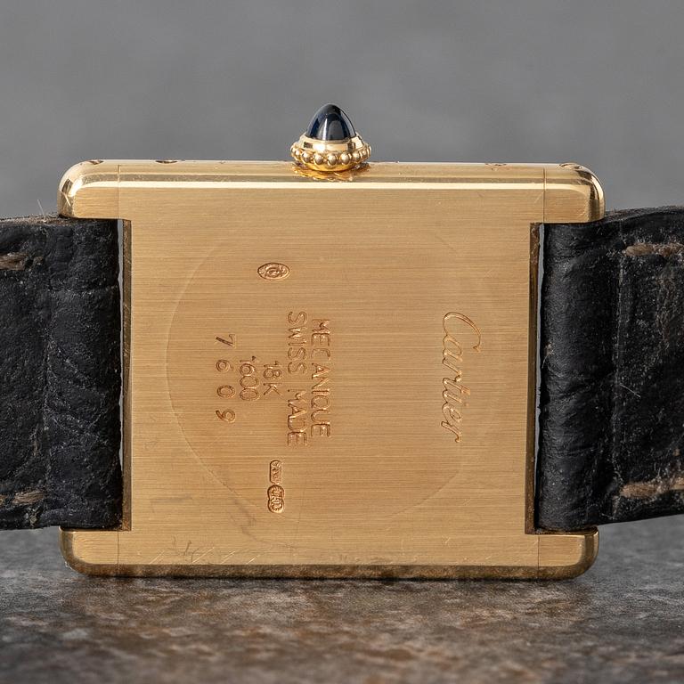 Cartier, Tank Louis, "Guilloché Dial", ca 2000.