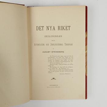 BOK, "Det nya riket" av August Strindberg, Stockholm 1882.