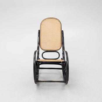A rocking chair, possibly Thonet, early 20th century.