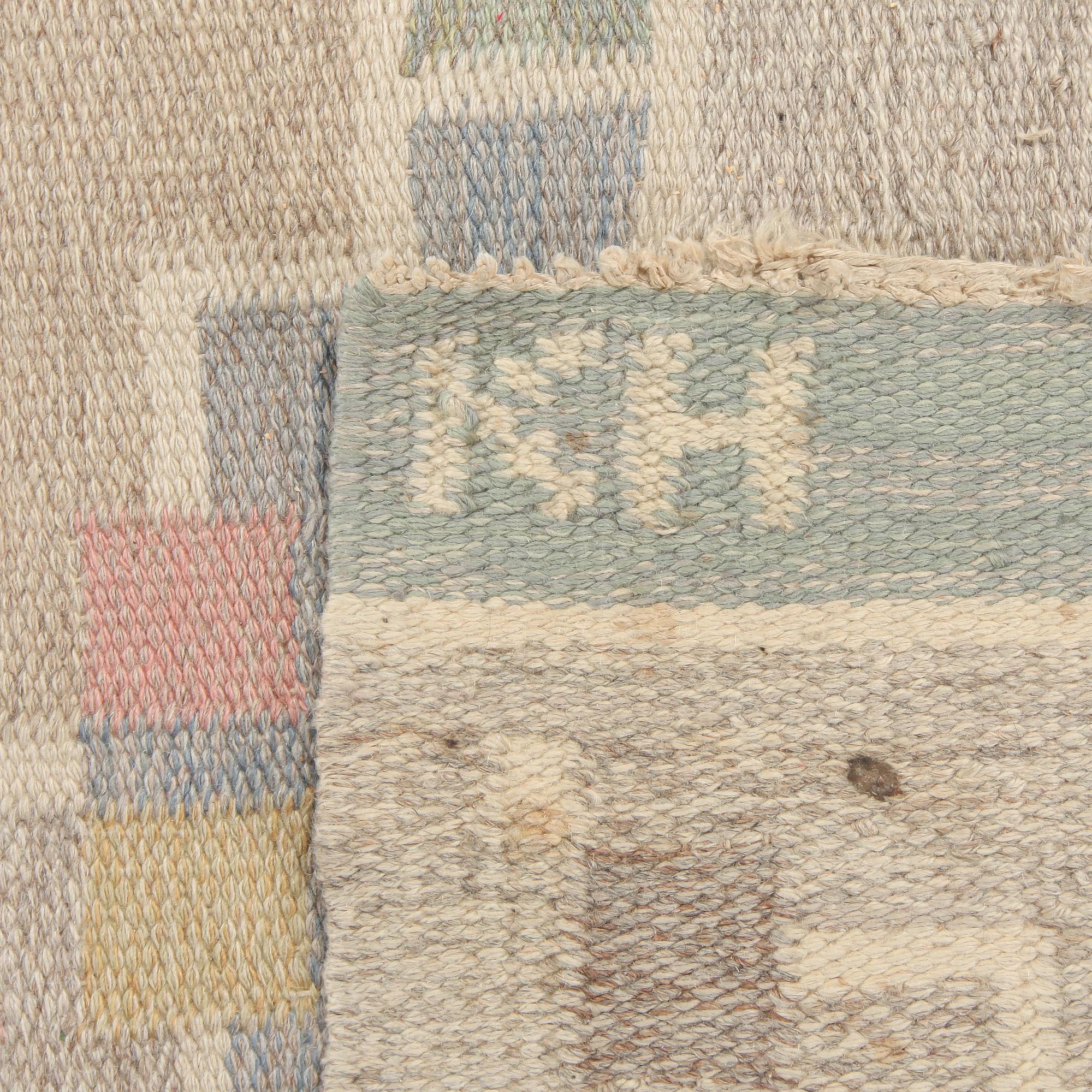 MATTA, rölakan, Maj Svanström, Klockaregårdens Hemslöjd, 242 x159, monogramsignerad, 1900-talets andra hälft.