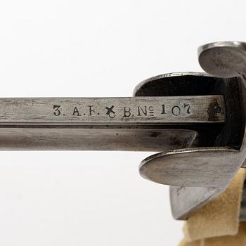 Saber, Swedish, 1831 artillery pattern, with scabbard.