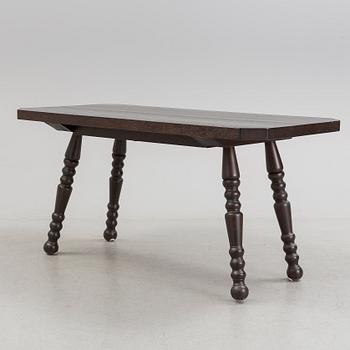 MATBORD OCH SEX STOLAR, renässans-stil, 1900-talets första hälft.