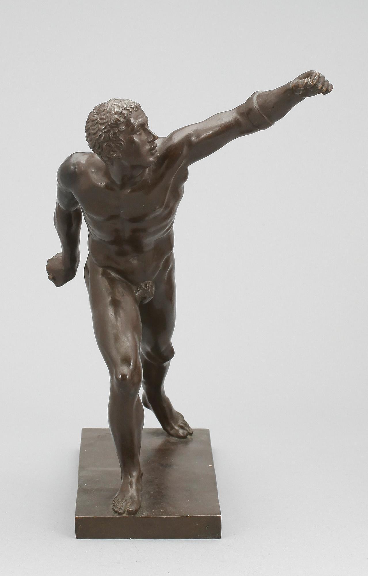 SKULPTUR, brons, gjutarstämpel Herman Bergman Fud.