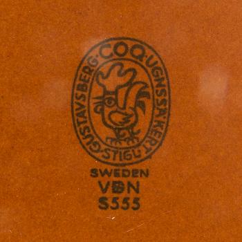 Stig Lindberg, tableware, 54 parts, ovenproof goods, "Coq", Gustavsberg.