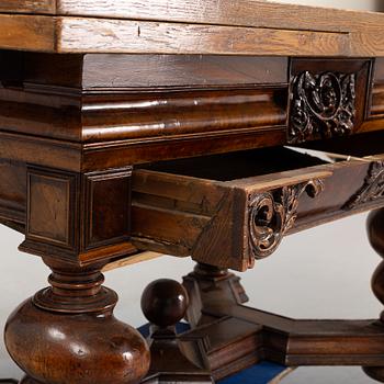 A Baroque style table with older parts.