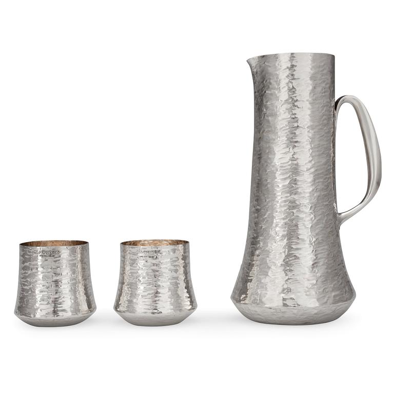 Tapio Wirkkala, PITCHER AND TWO BEAKERS.