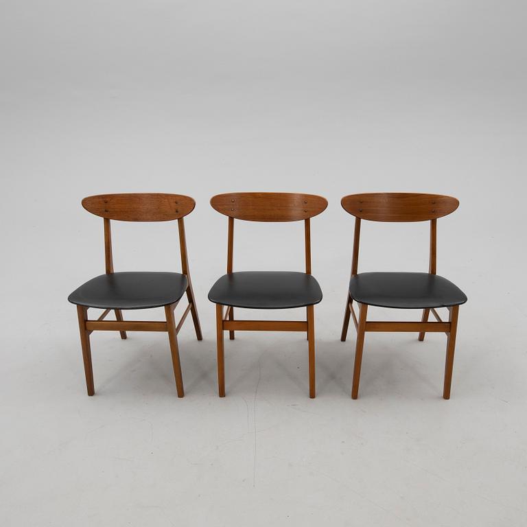 Chairs 6 pcs Farstrup Denmark 20th century mid.