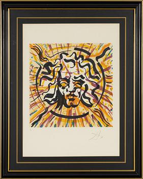 Salvador Dalí, "Il sole (The sun)", ur "Les Vitraux".