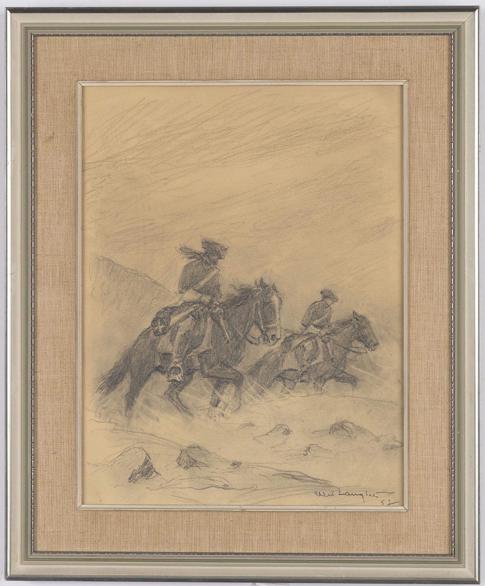 Alexander Langlet, Karoliner i snö,.