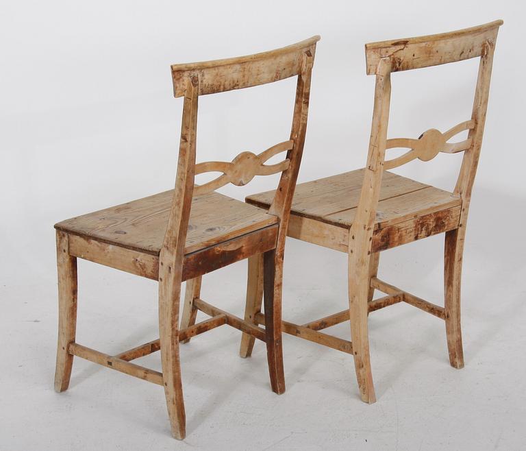 STOLAR, 4 st. Allmoge 1800-tal.