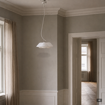 Gunnar Asplund, a 'GA1' ceiling lamp, Blond Belysning, Sweden, 2020's.