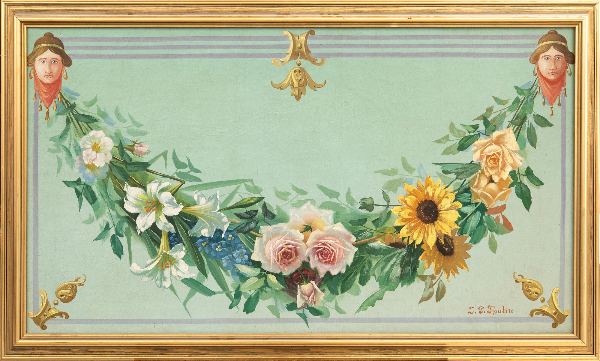 Jöns T Thulin, Blomstergirlang.