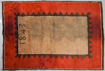 RYA, Finland, daterad 1843. Ca 189 x 130 cm.