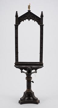 LITOFANISTÄLL, gjutjärn, empire, Tyskland, 1800-talets första hälft.