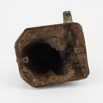 Carl Fagerberg, skulptur, signerad, brons.