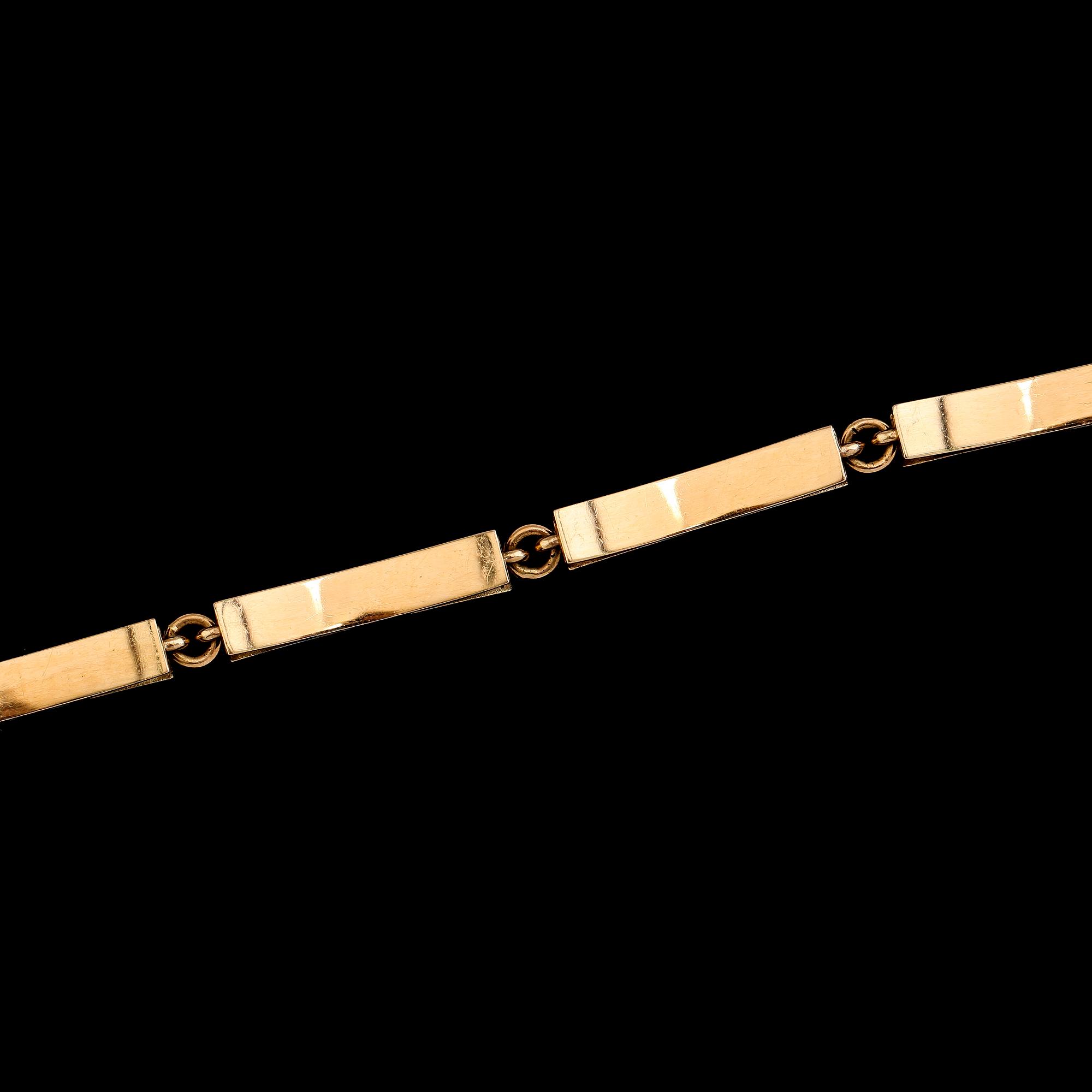 COLLIER, 18K guld, Formgivare & Silversmed Liljedahl, 1993. Vikt ca 29 g.