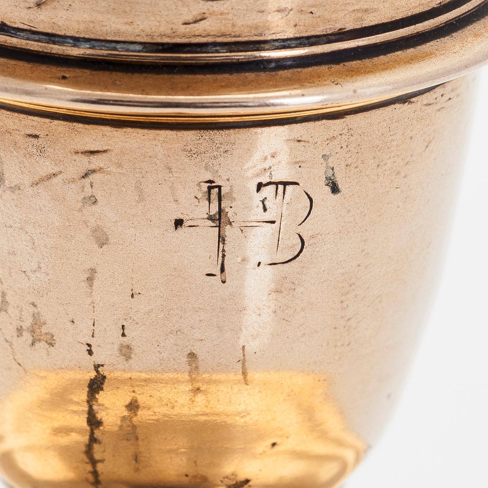 Ljusstake, Nürnberg, 1600-talets andra hälft. Barock.