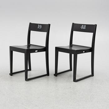 Sven Markelius, "The Orchestra Chair" 10 pcs, mid-20th century.