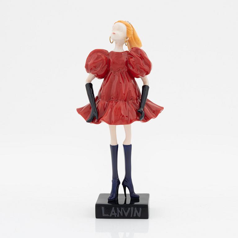 Lanvin, a porcelain figurine, 'Miss Lanvin 6', Franz, Limited Edition No. 029/800, 2007.