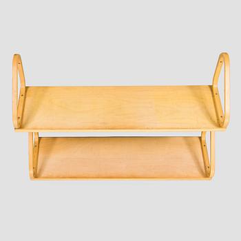 Alvar Aalto, seinähyllyjä, 2 kpl malli 112B, Artek, 1900-luvun loppu.