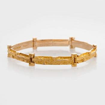 Björn Weckström, Armband, 14K guld, "Tundra", Lapponia 1967.