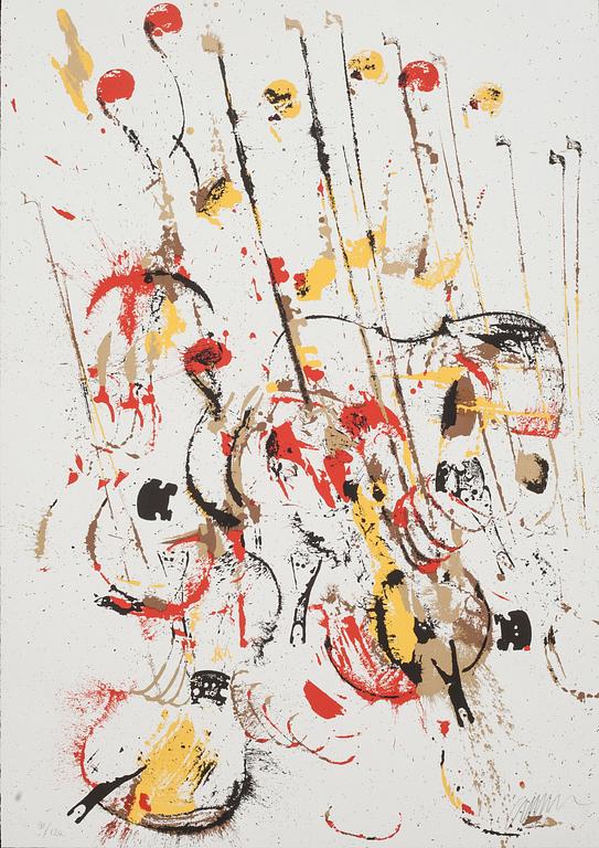 FERNANDEZ ARMAN, färgserigrafi, signerad och numrerad 91/120.