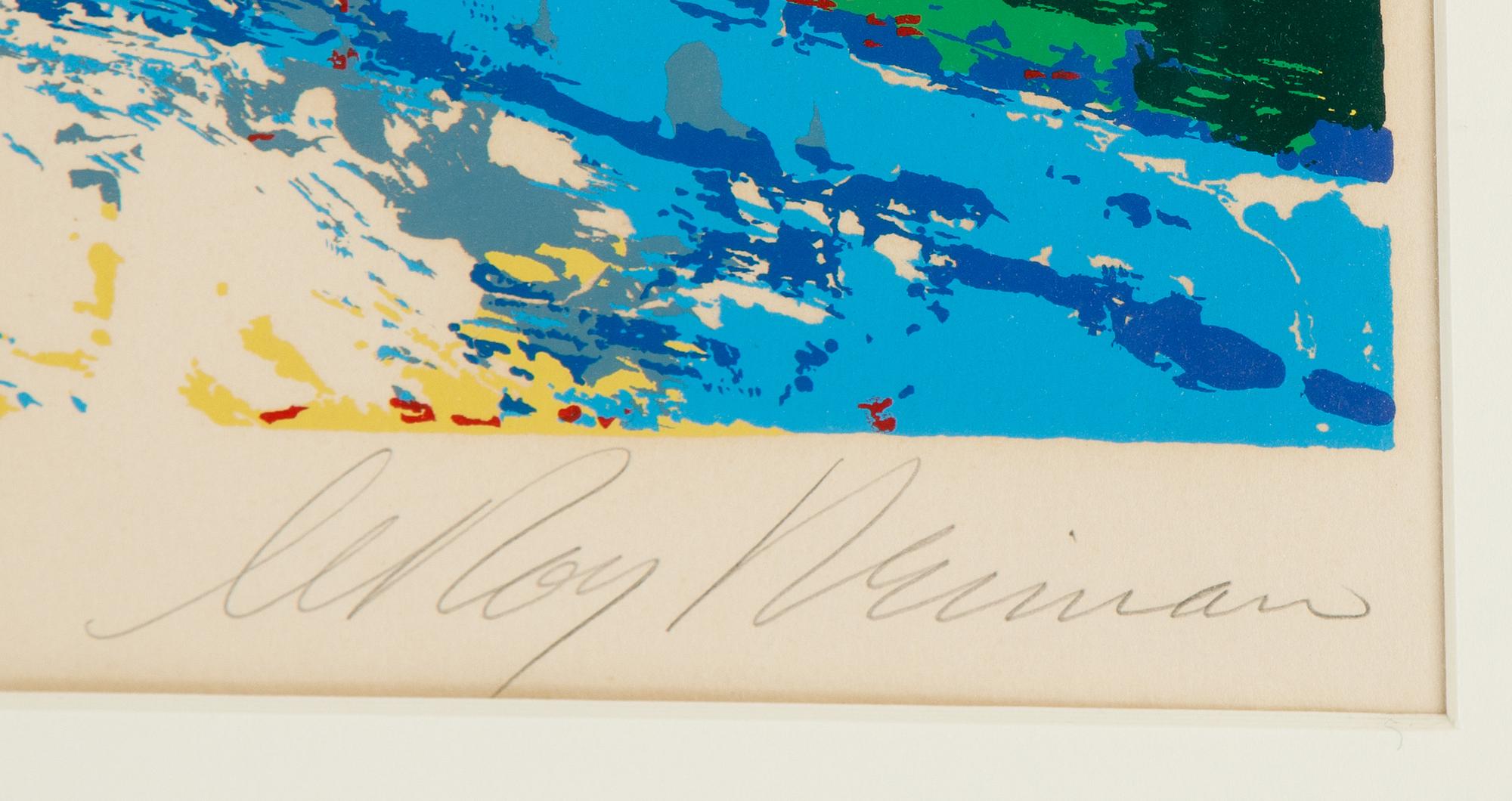 LeRoy Neiman, färglitografi, signerad 281/300.