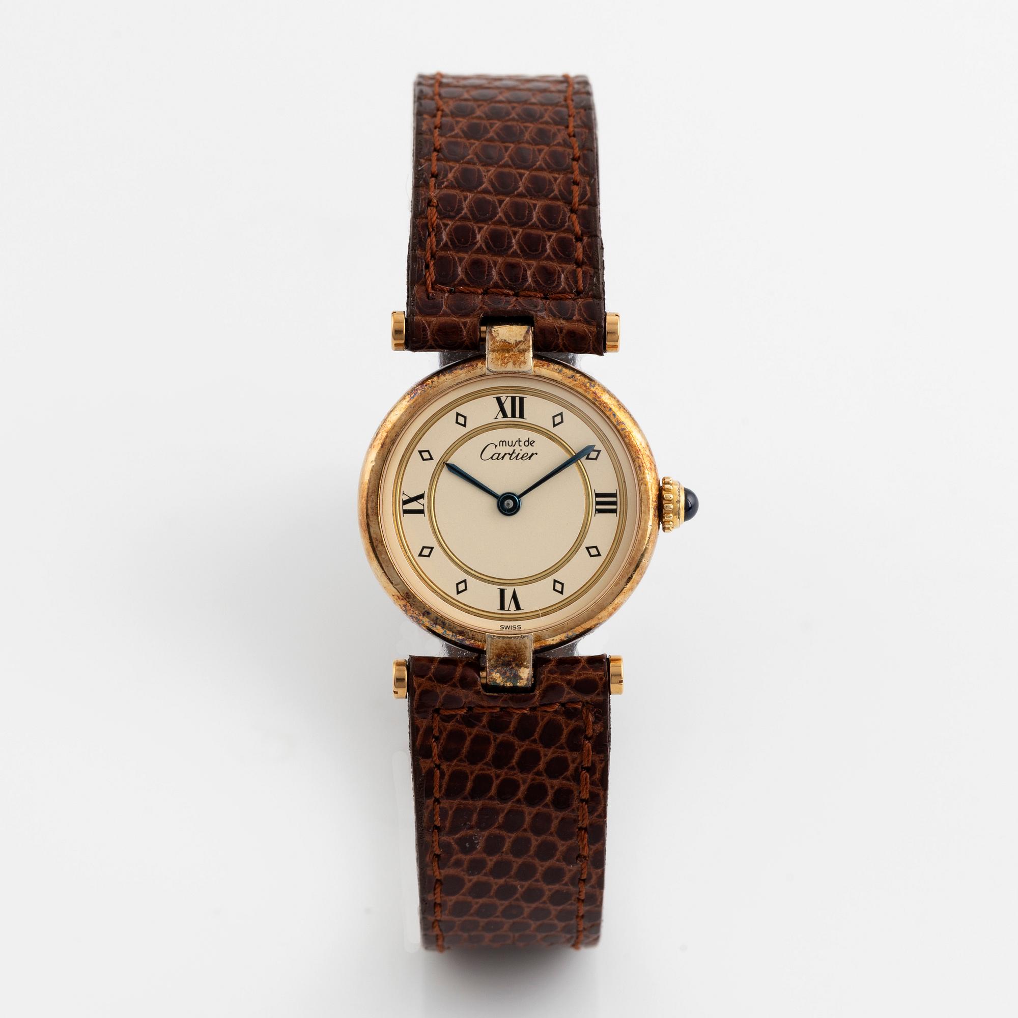 must de Cartier, VLC, wristwatch, 24 mm,