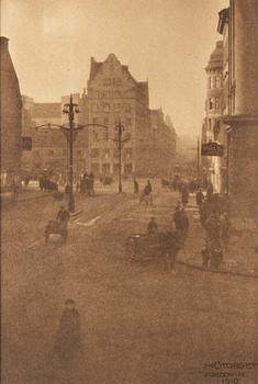 Henry B. Goodwin, "Hötorget", 1919, photogravure from "Our Beautiful Stockholm".