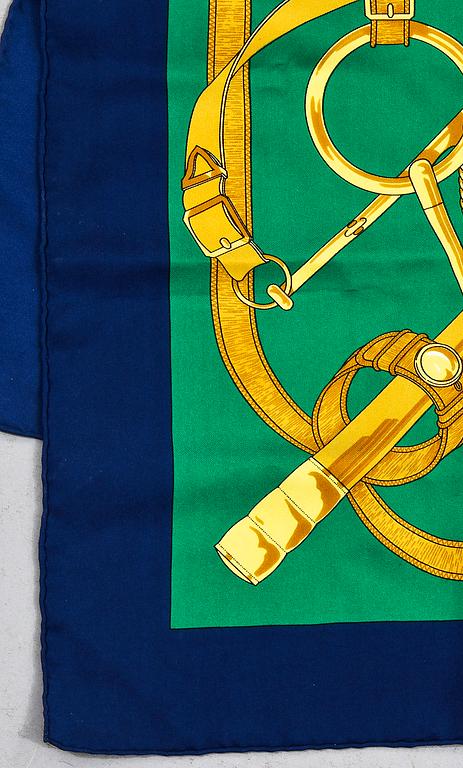 SCARF, siden, "Eperond'or", design Henri D'origny, Hermès, Paris.