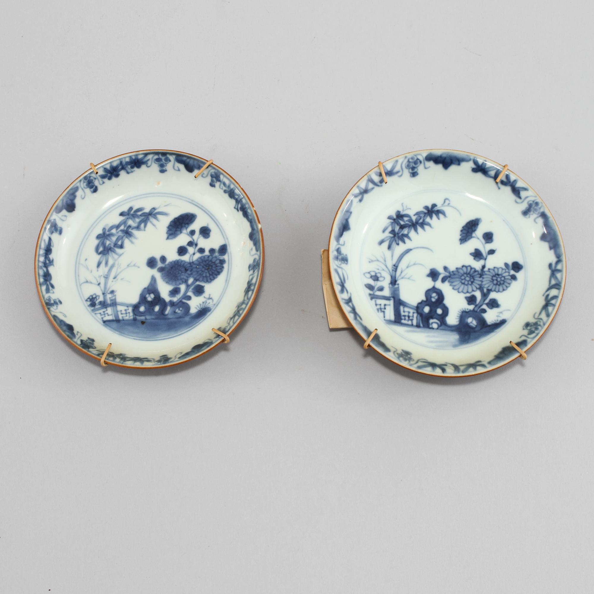 FAT, 2 st, porslin Kina, 1700-tal.