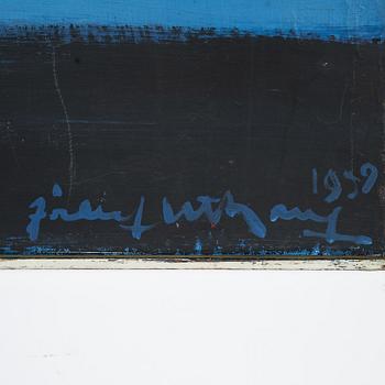 Jørleif Uthaug, oil on canvas, signed and dated 1959.