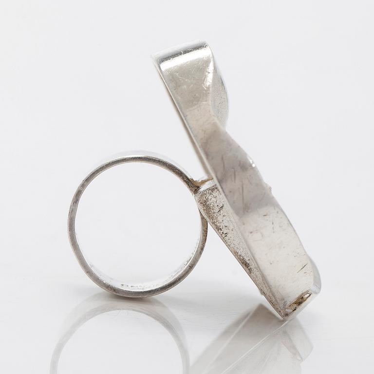 Björn Weckström, ring, "At the gate of eternity", silver.