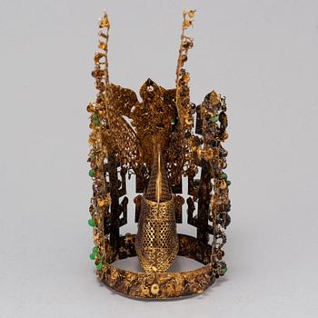 An early 20th century Silla style (Korea) crown.
