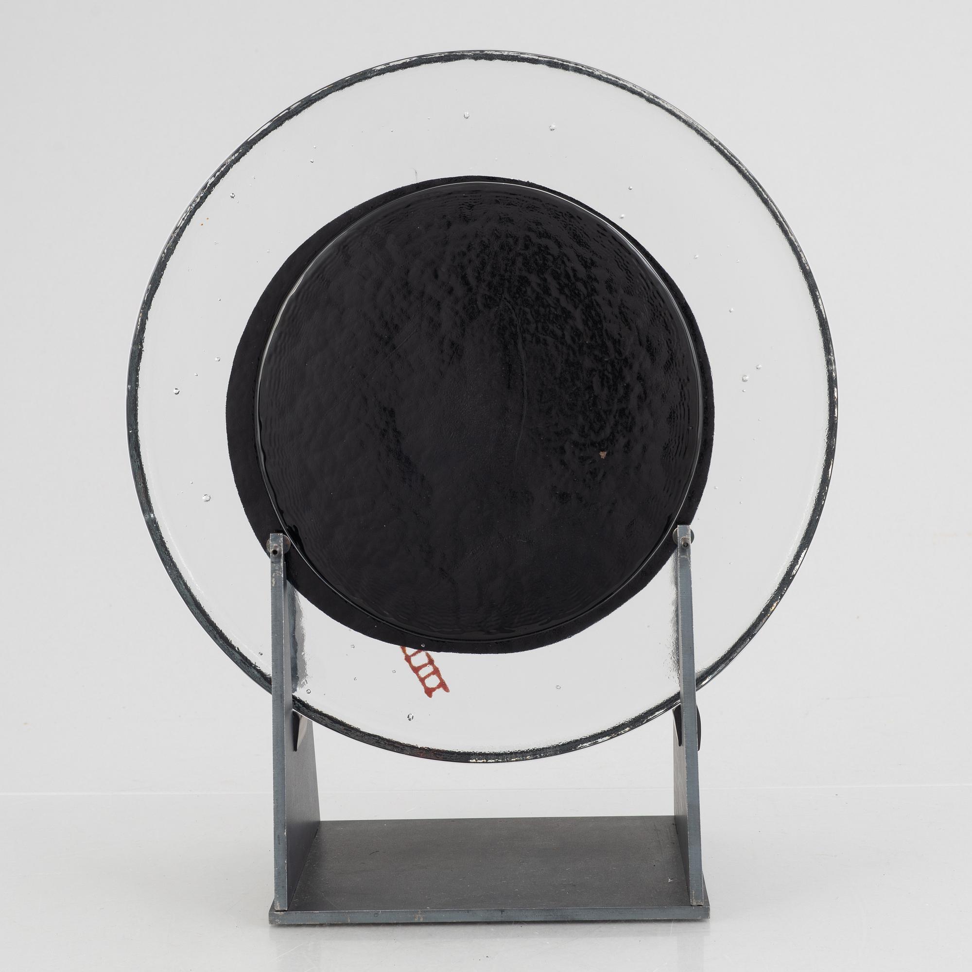 Bertil Vallien, a unique glass sculpture, Kosta Boda.