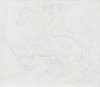 Nina Terno, relief, Two horses.