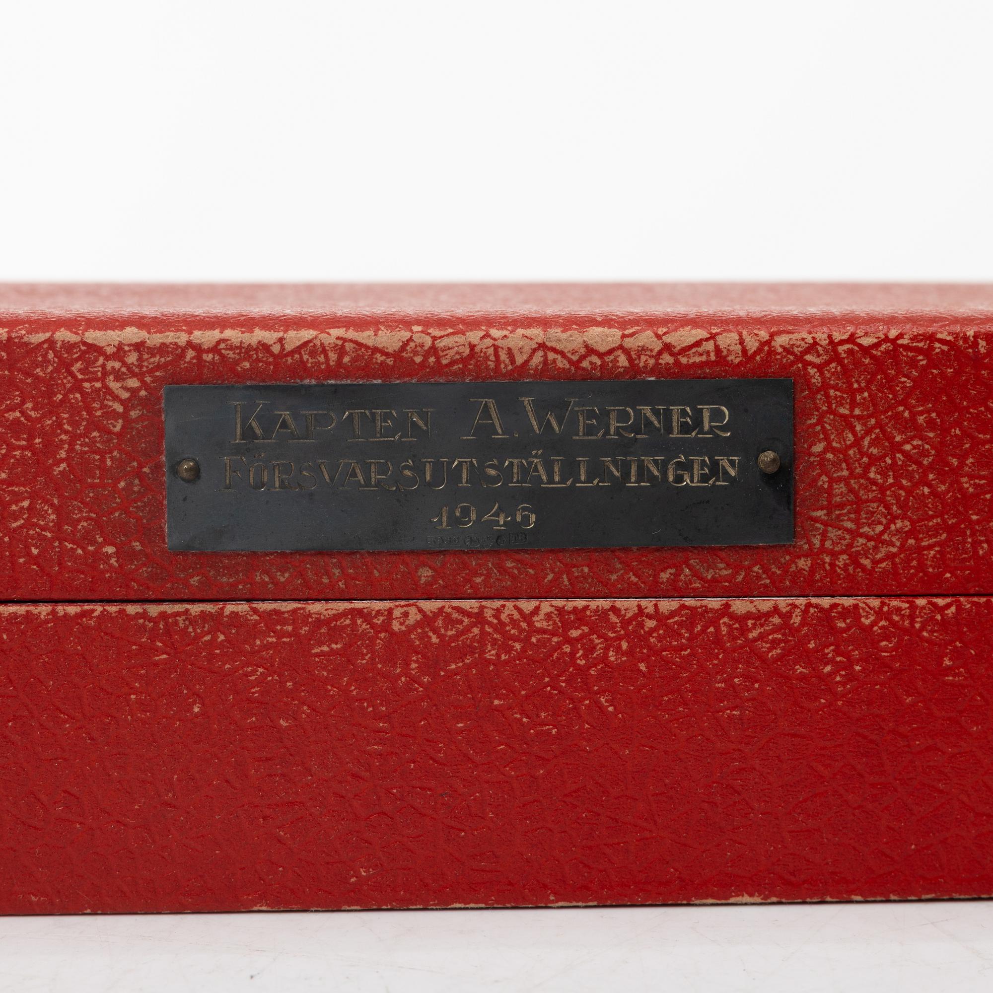 Six small silver cups, AB Sam Pettersson, Linköping, Sweden, 1946.