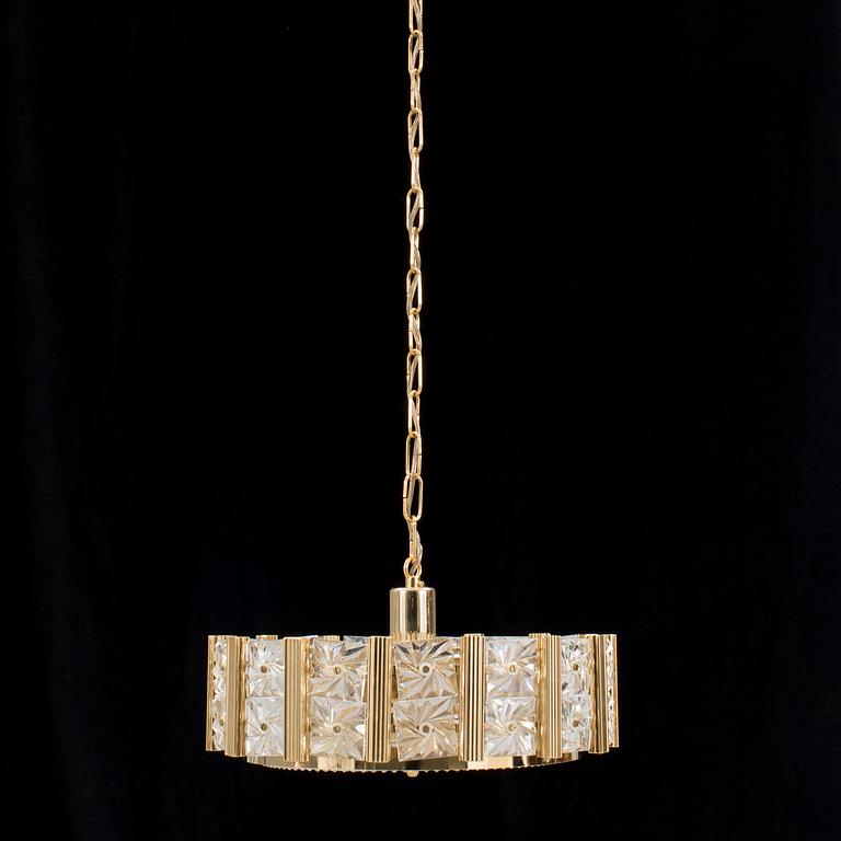 A ceiling light from the second half of the 20th century.