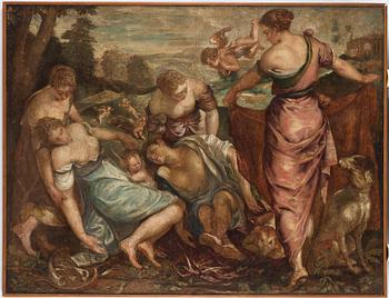 Jacopo Robusti Tintoretto, hans ateljé, Adonis död. (Venere sviene di fronte ad Adone morto).