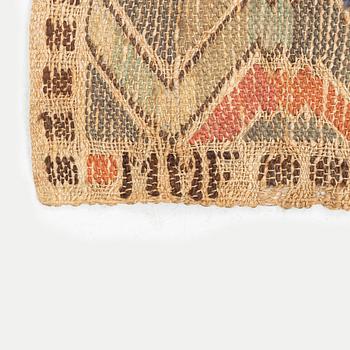 Märta Måås-Fjetterström, a drape, "Rågen", flat weave, ca 247 x 127 cm, signed MMF.