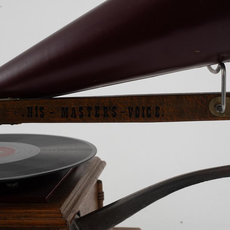Grammofon, "Victor Talking Machine", His Master's Voice, USA, 1900-talets första hälft.