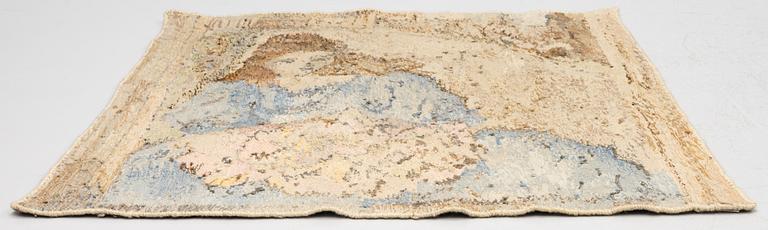 Anna Sledziewska, a wall hanging, tapestry technique, 'Dziewczyna (Girl)', 1978, c. 100 x 120 cm.