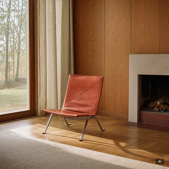 Poul Kjaerholm, fåtöljer, ett par, "PK 22", Fritz Hansen, Danmark, 1983.