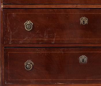 CHIFFONJÉ, sengustaviansk stil, 1800-talets slut.