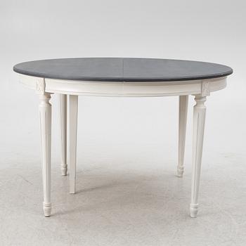 Matsalsgrupp, 13 delar, gustaviansk stil, 1900-talets andra hälft.