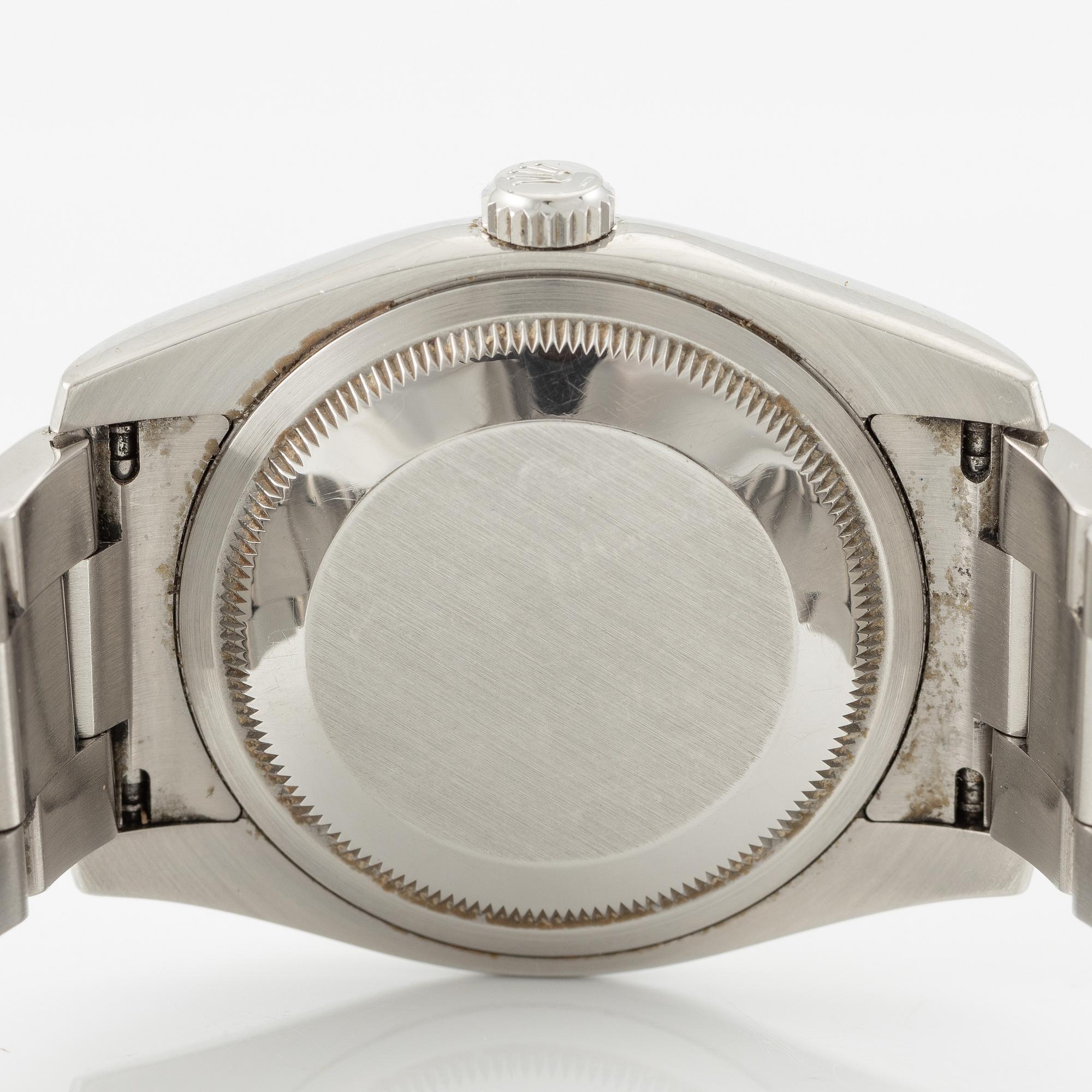 Rolex, Oyster Perpetual, Datejust, "Floral Dial", wristwatch, 36 mm.