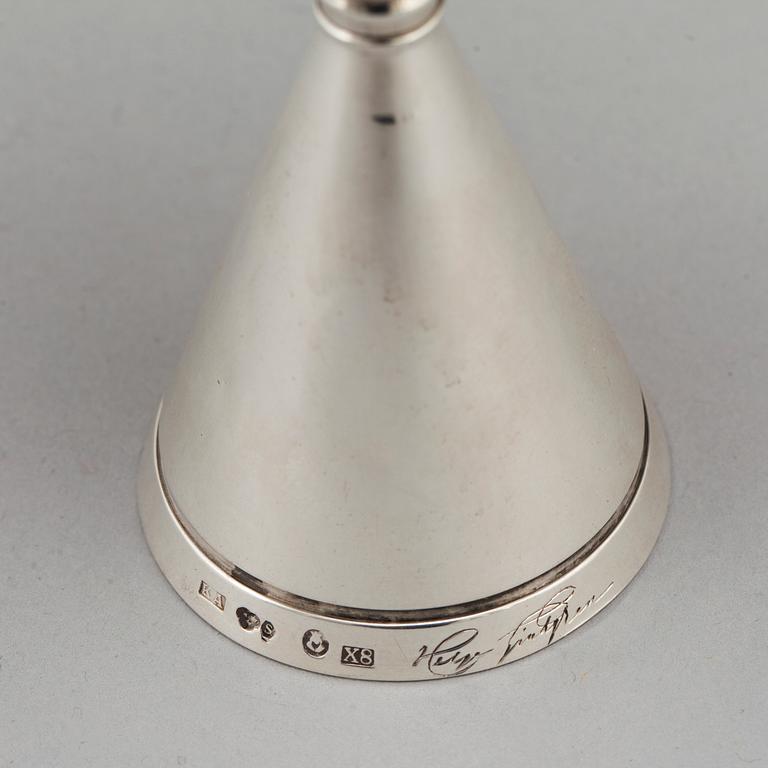 A wedding silver cup by Helge Lindgren, K Andersson Stockholm 1948.