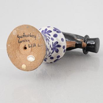 Lisa Larson, figurin, stengods, "Samhällsdebatten", Gustavsberg.