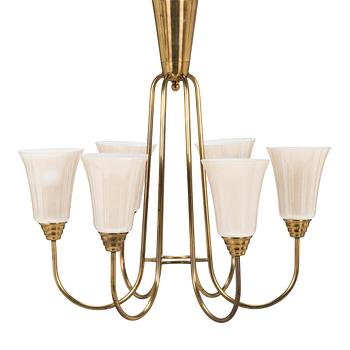 A mid-20th century 'ER 68/6' chandelier for Itsu.