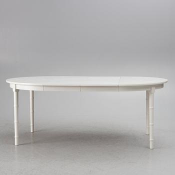 A 7-piece dining group, Miranda of Sweden, late 20th Century.